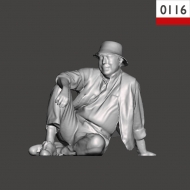 Farm Worker Resting - 2