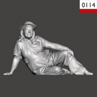 Farm Worker Resting - 5